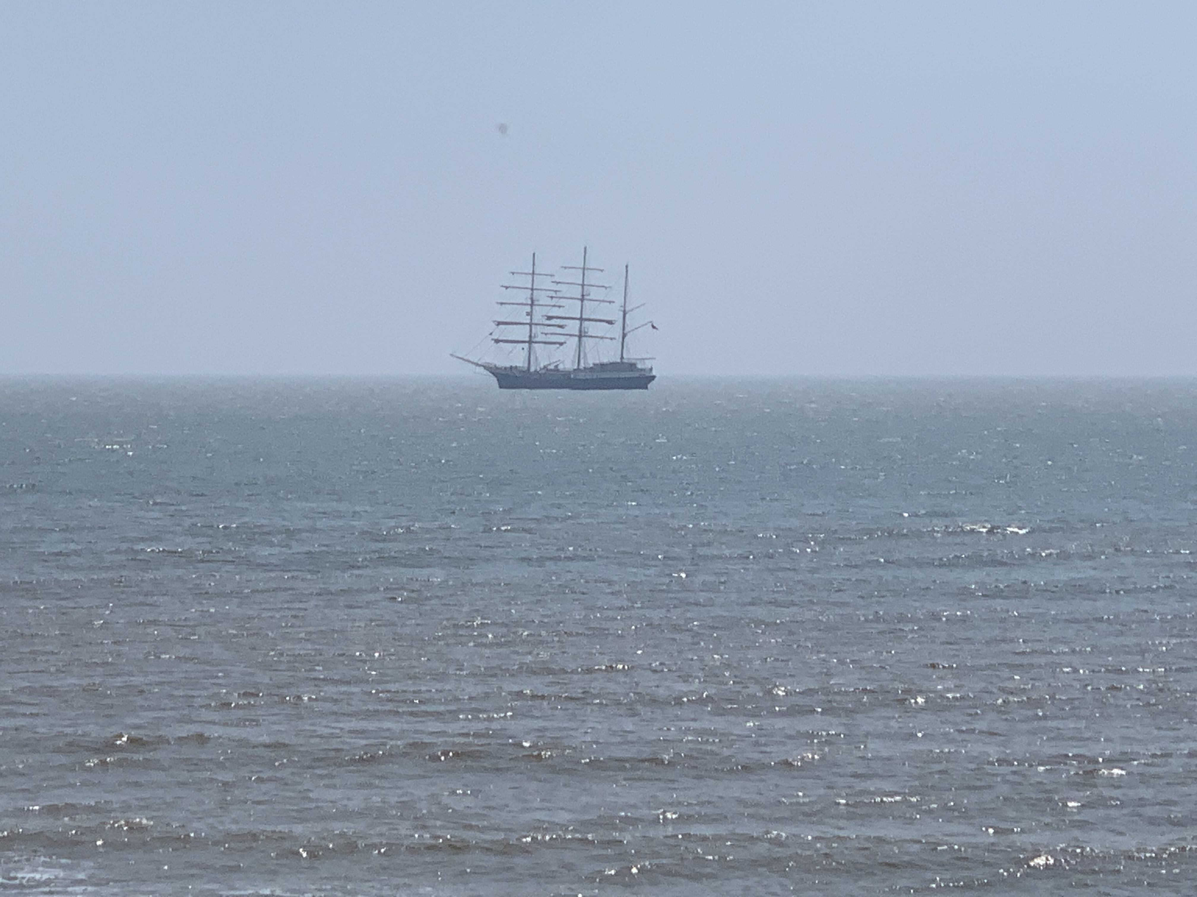 At anchor in Sole Bay