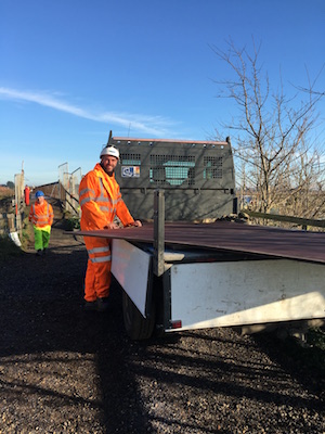 BAILEY BRIDGE UPDATE FROM WPC —  REPAIRS UNDERWAY
