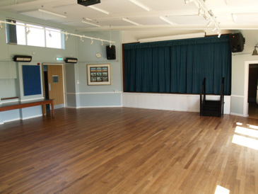 The Stage end of the Hall