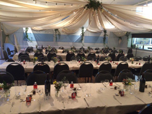 Tables set for a function